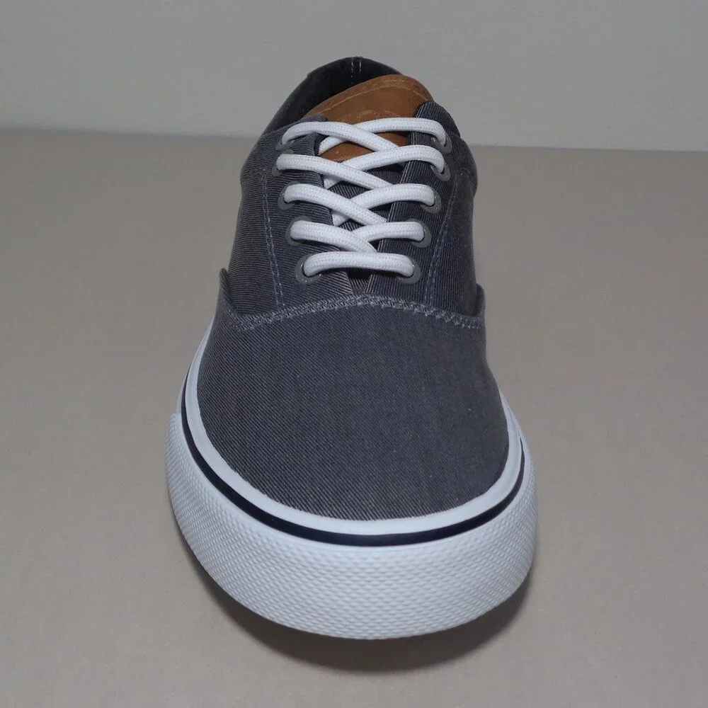 Izod Size 8.5 M / RANGLEY / Gray / Canvas / Casual Deck Sneakers New Men's Shoes